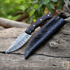 Handcrafted Damascus Hunting Knife for Precision and Power