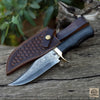 Premium Damascus Hunting Knife Designed for Serious Outdoorsmen