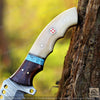 Frostfang Handmade Damascus Tracker Hunting Knife