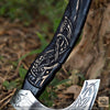 Viking Serpent Handmade Viking Axe – Hand-Forged Dragon & Fenrir Design