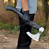 Viking Serpent Handmade Viking Axe – Hand-Forged Dragon & Fenrir Design