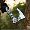 Jarl’s Honor Handmade Viking Axe – Hand-Forged Throwing Axe