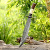 Frontier Spirit – Handmade Damascus Bowie Knife