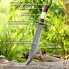 Frontier Spirit – Handmade Damascus Bowie Knife