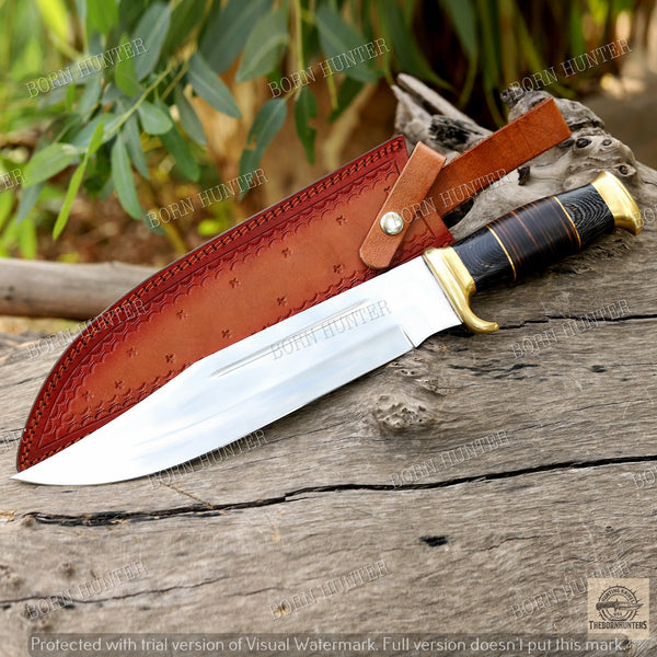 GoldGuard – Handmade  Bowie Knife
