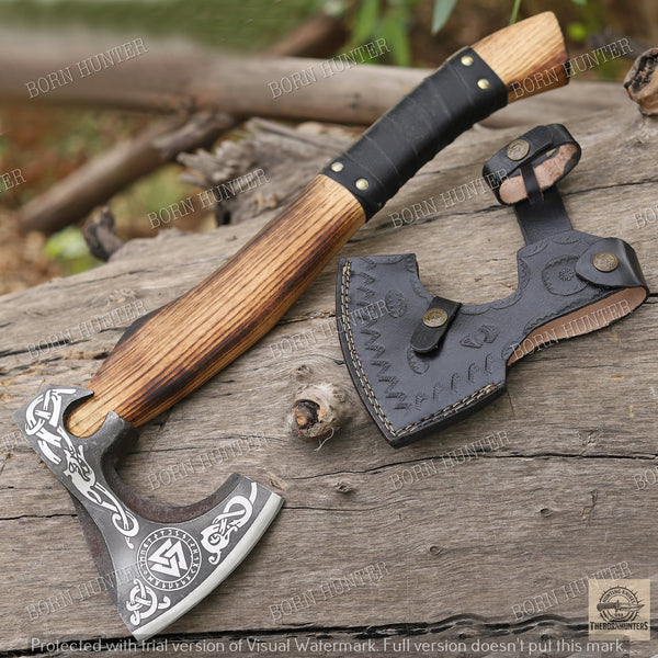 Ravenstrike-Handmade Viking Axe
